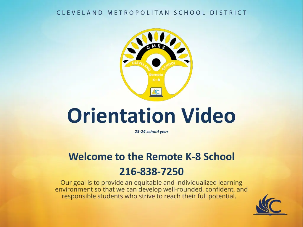 orientation video 23 24 school year