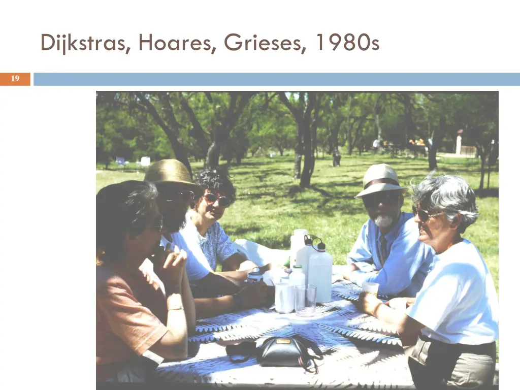 dijkstras hoares grieses 1980s