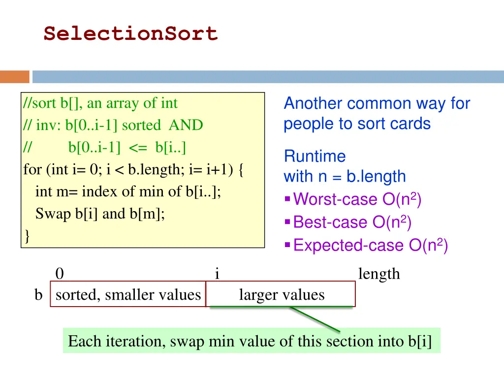 selectionsort 1