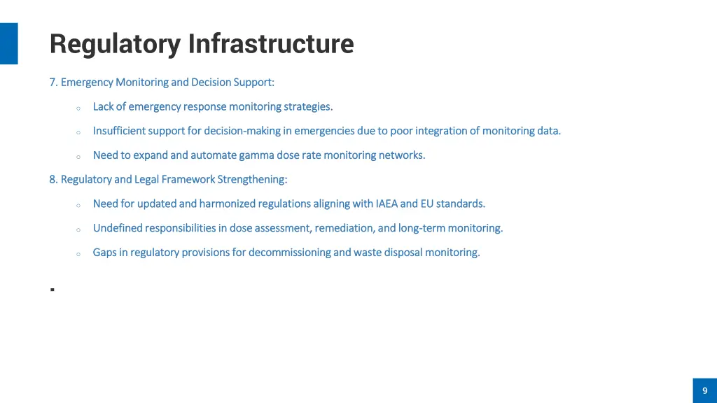 regulatory infrastructure 1