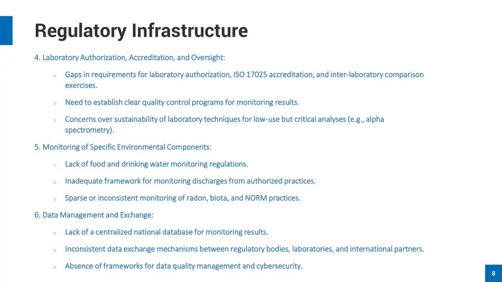 regulatory infrastructure