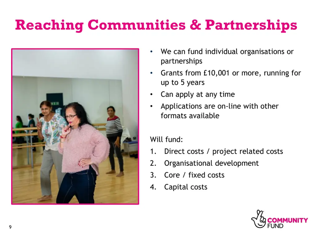 reaching communities partnerships