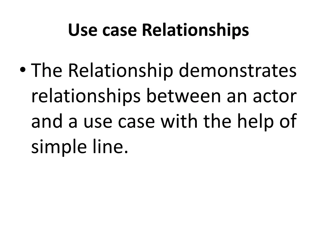 use case relationships