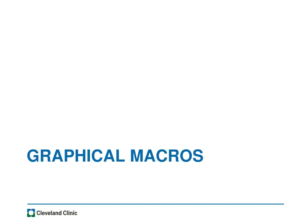 graphical macros