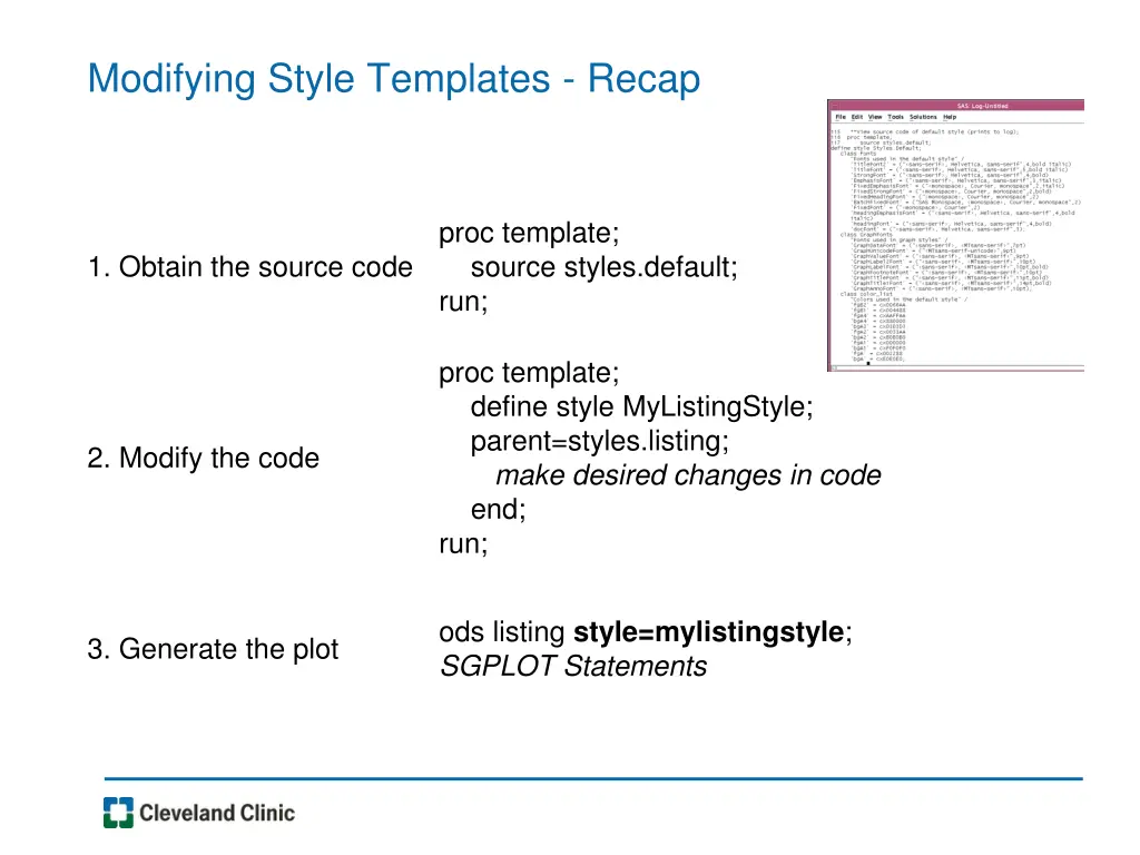 modifying style templates recap
