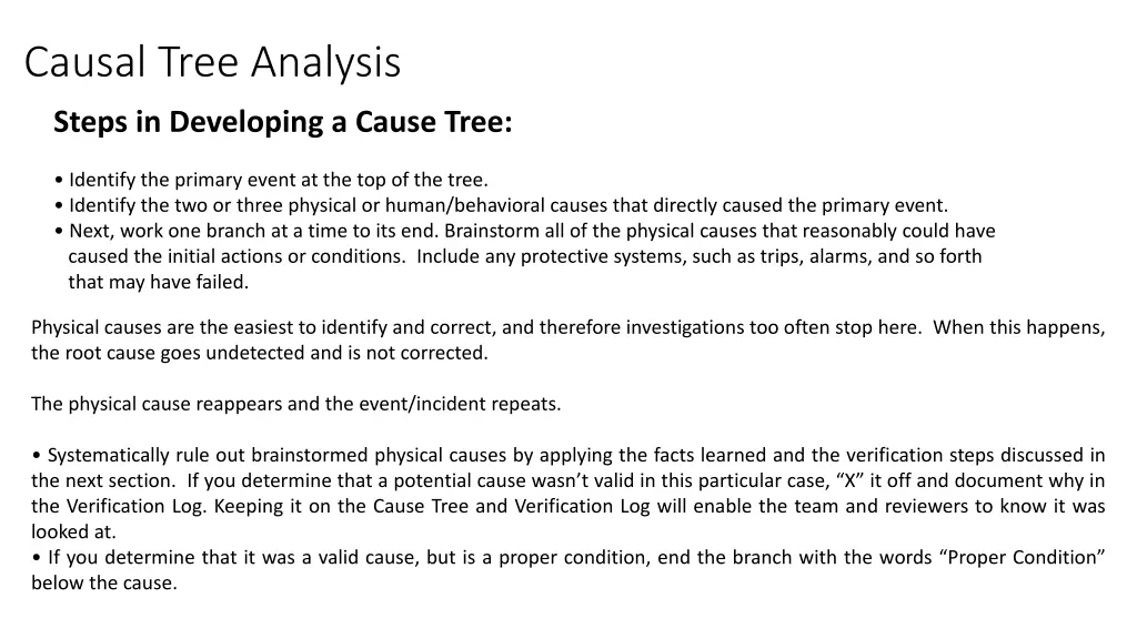 causal tree analysis 2