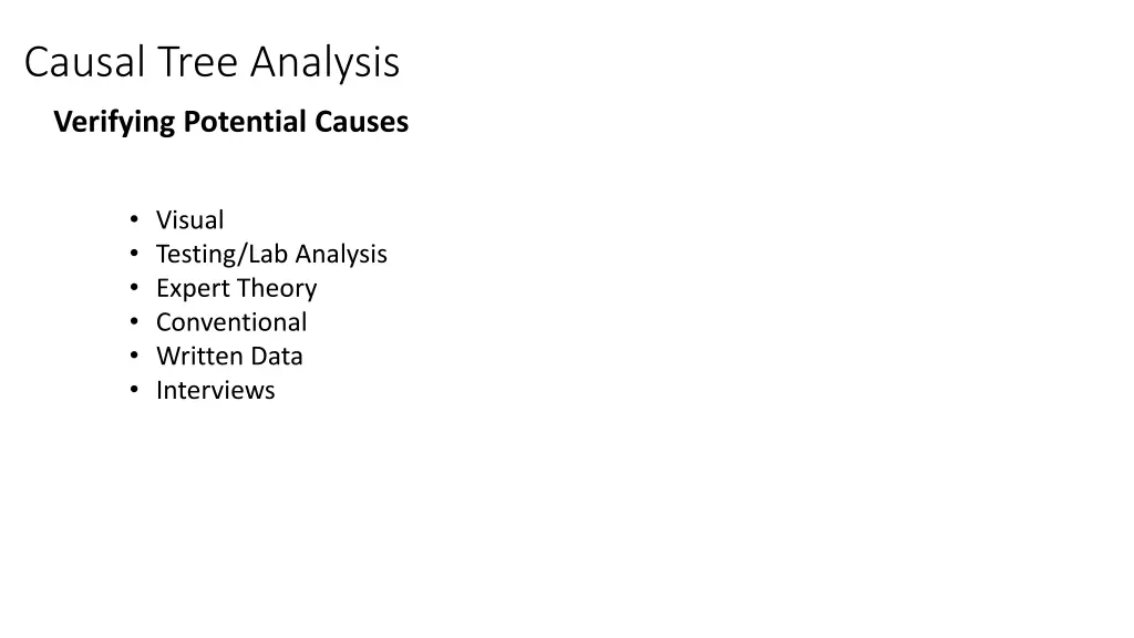 causal tree analysis 5