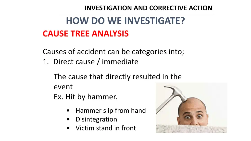 investigation and corrective action 2