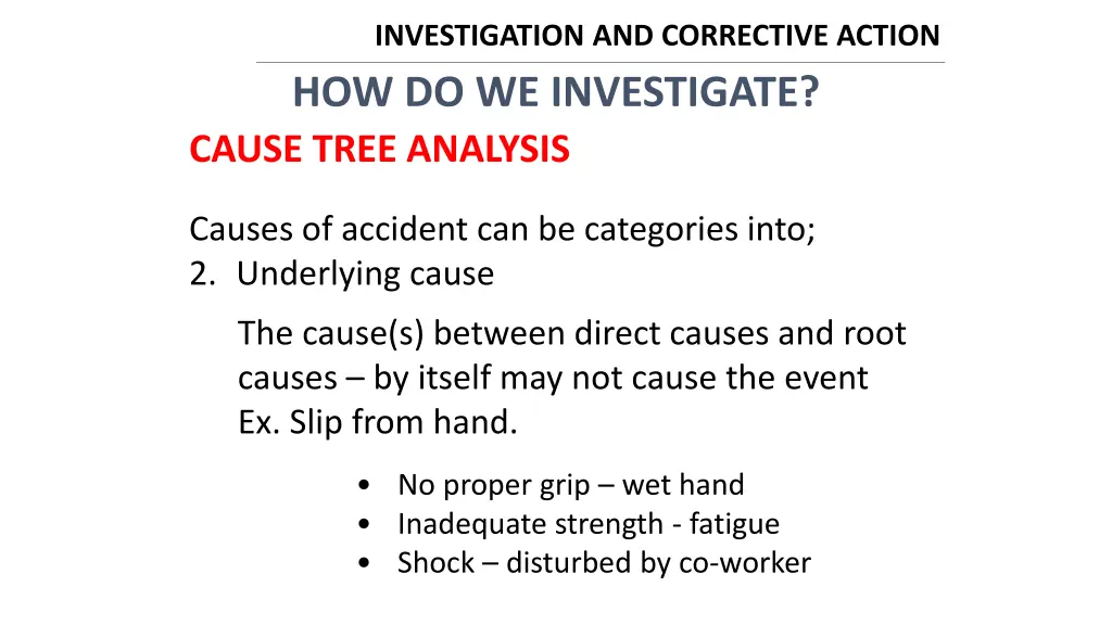 investigation and corrective action 3