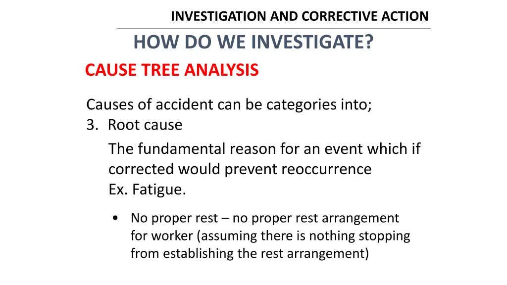 investigation and corrective action 5