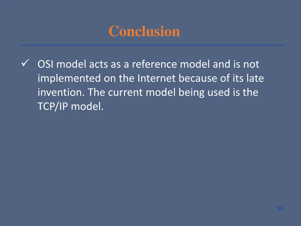 conclusion