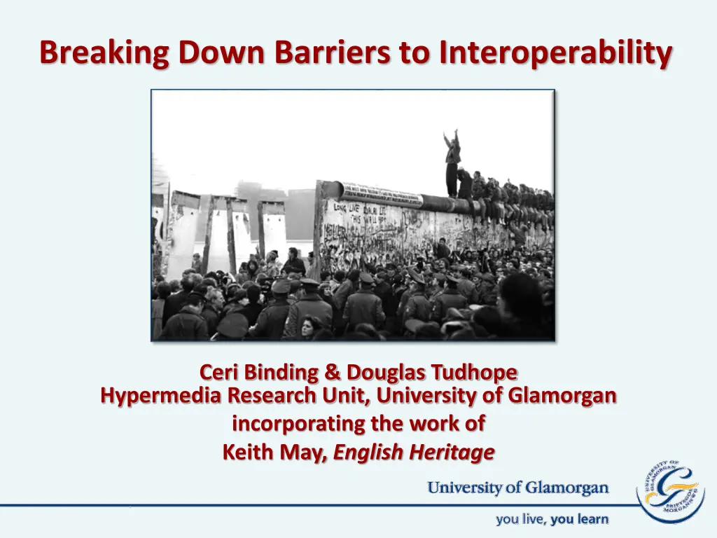 breaking down barriers to interoperability