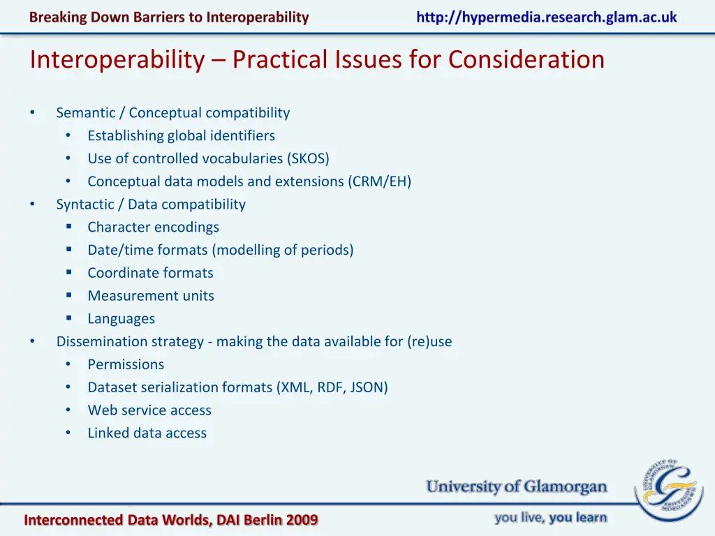 interoperability practical issues
