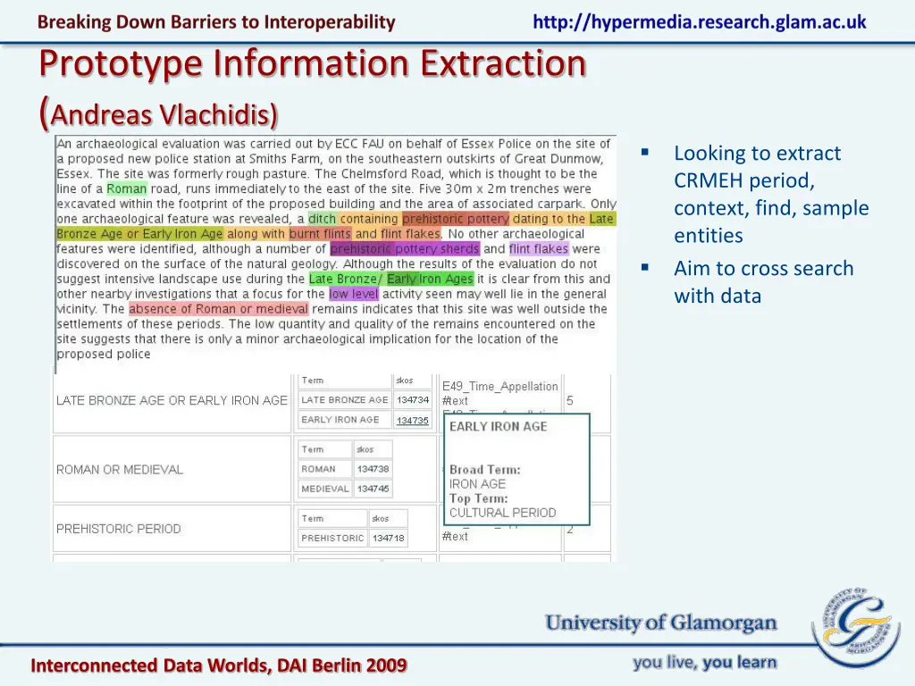 prototype information extraction andreas vlachidis