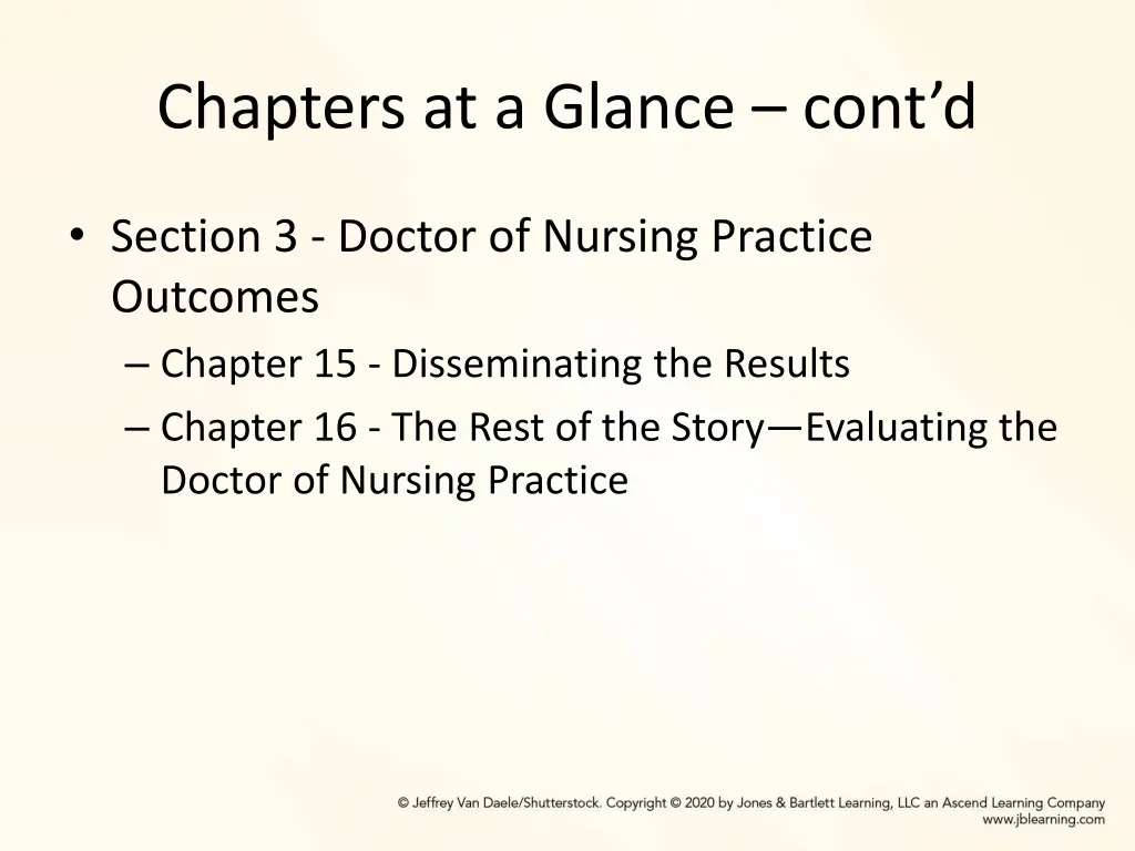 chapters at a glance cont d 2