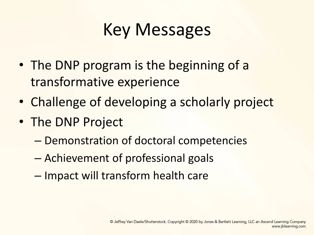 key messages