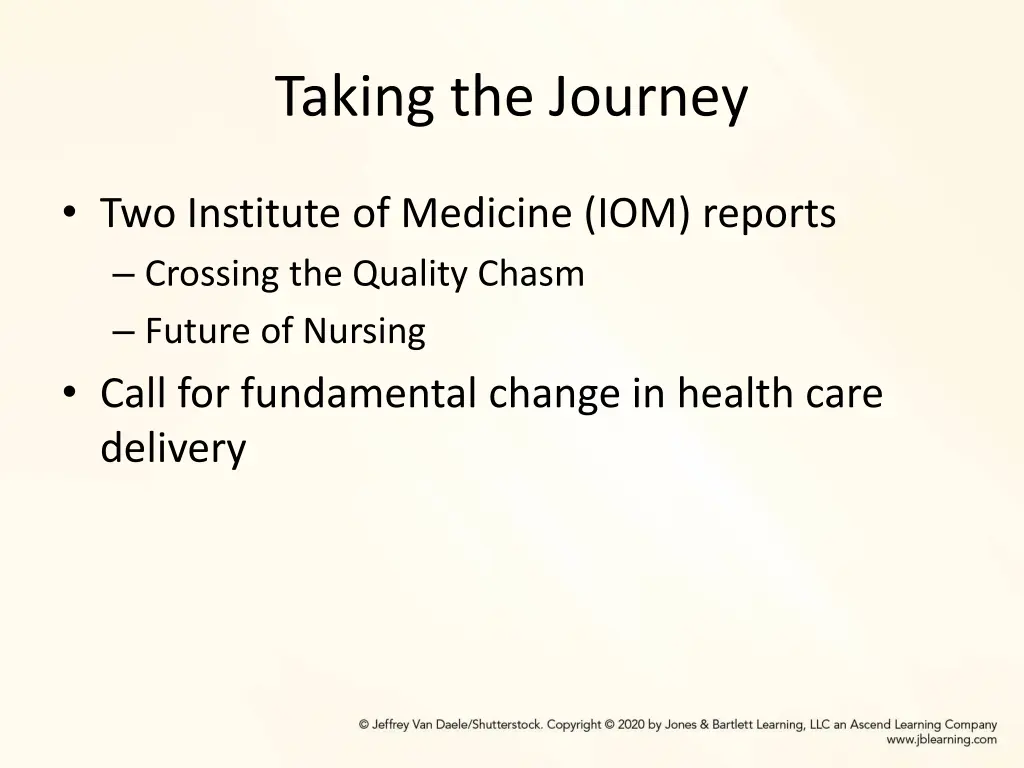 taking the journey