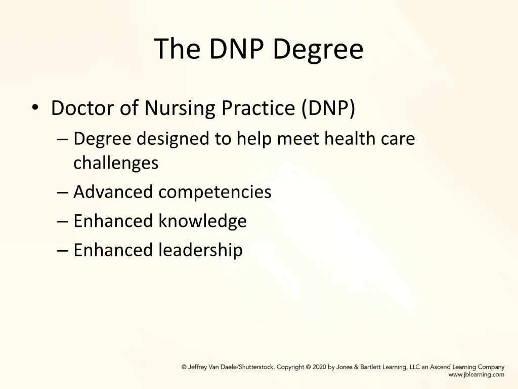 the dnp degree