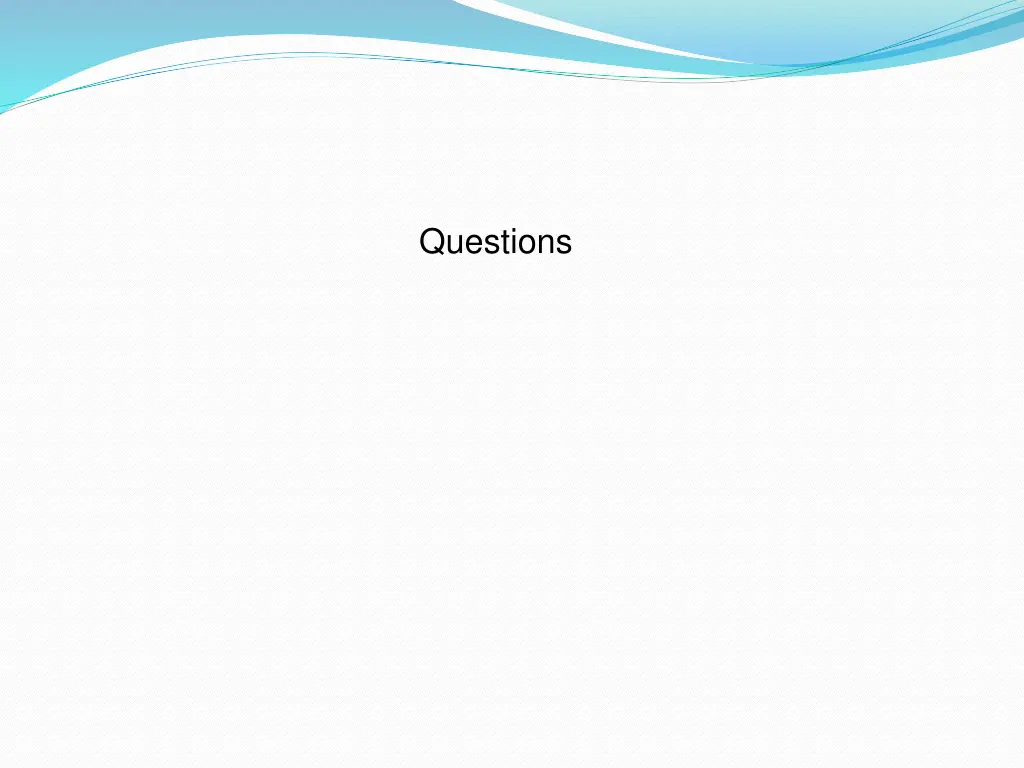 questions