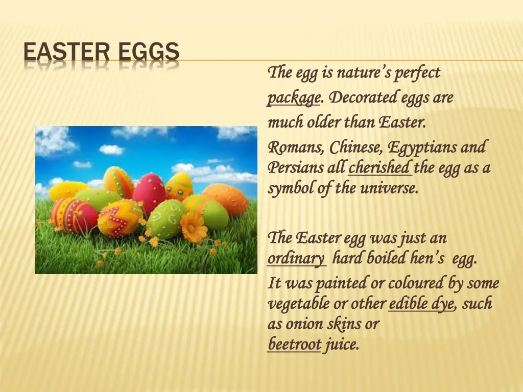 easter eggs
