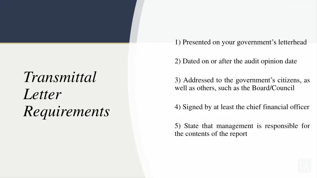 1 presented on your government s letterhead