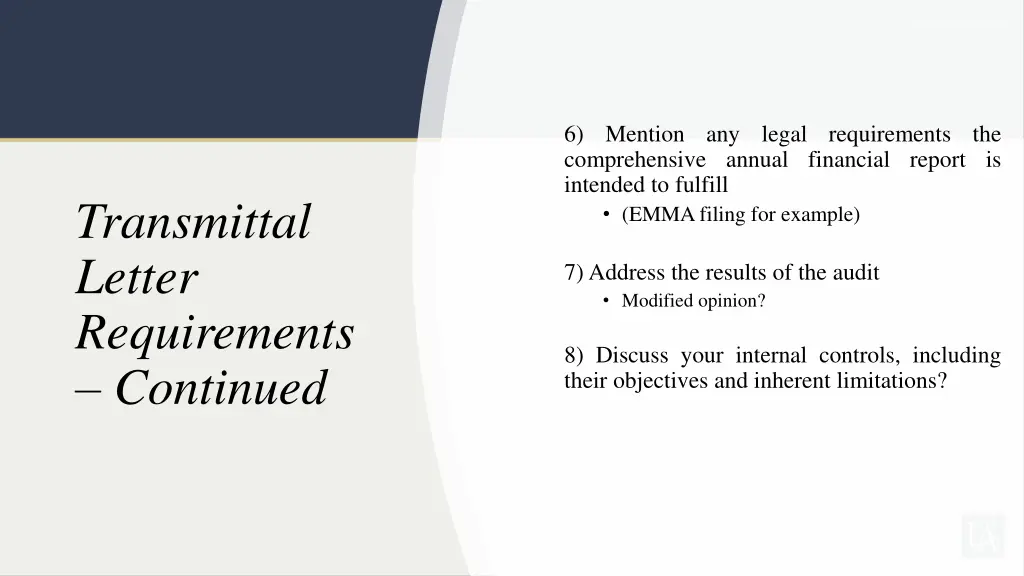 6 comprehensive annual financial report