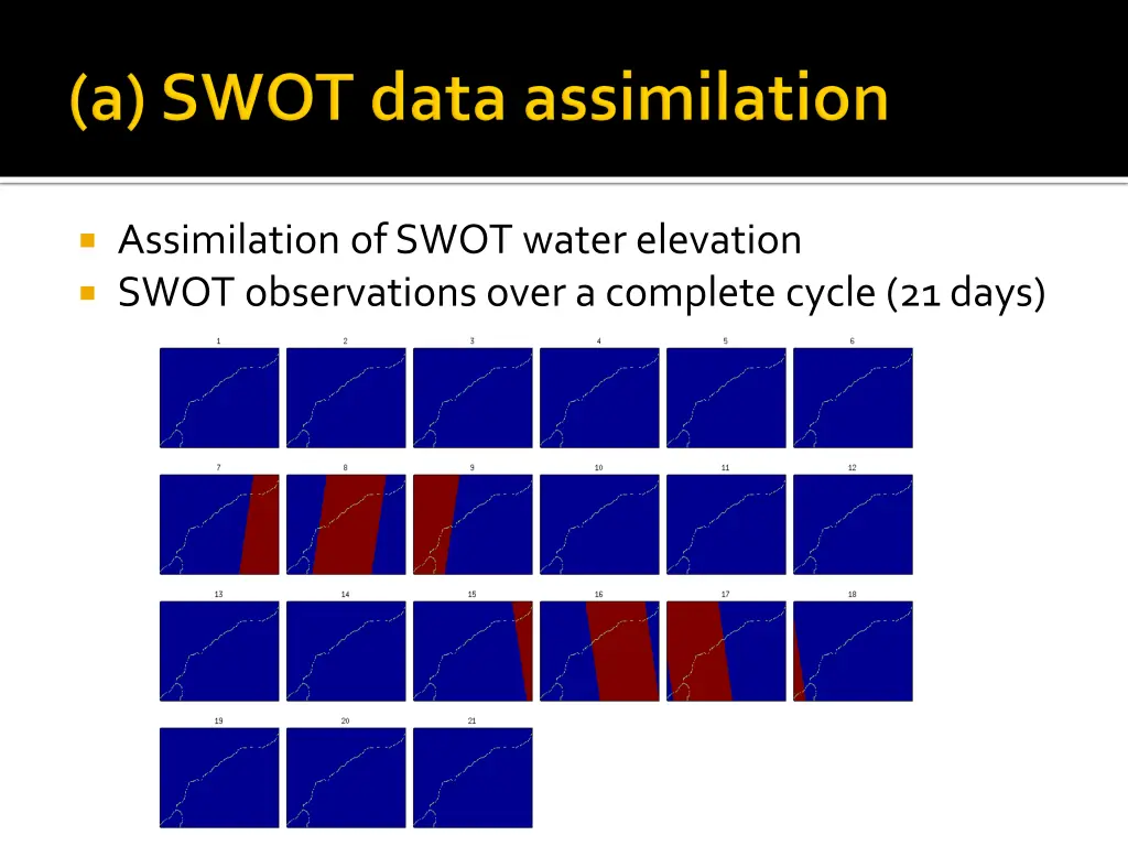 assimilation of swot water elevation swot