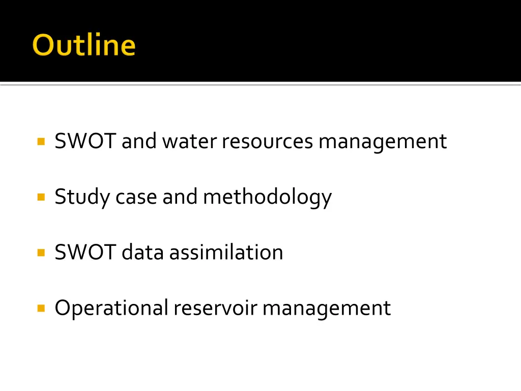 swot and water resources management