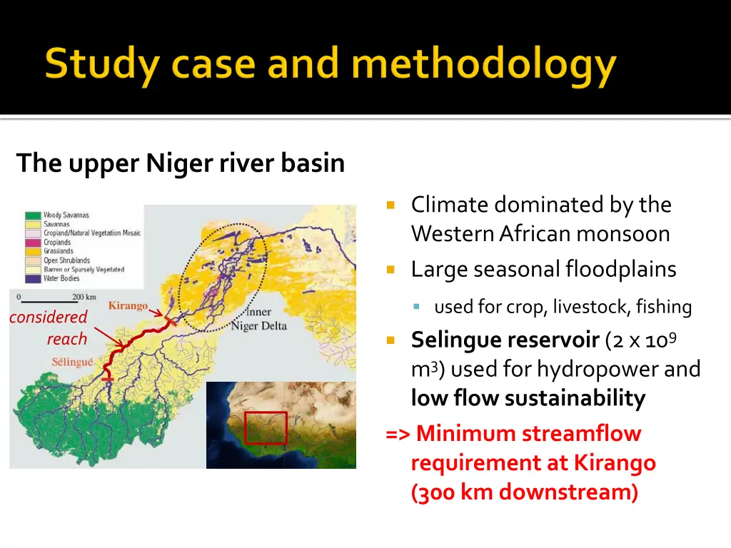 the upper niger river basin