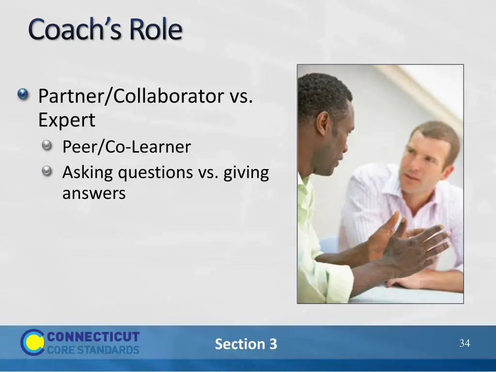 coach s role
