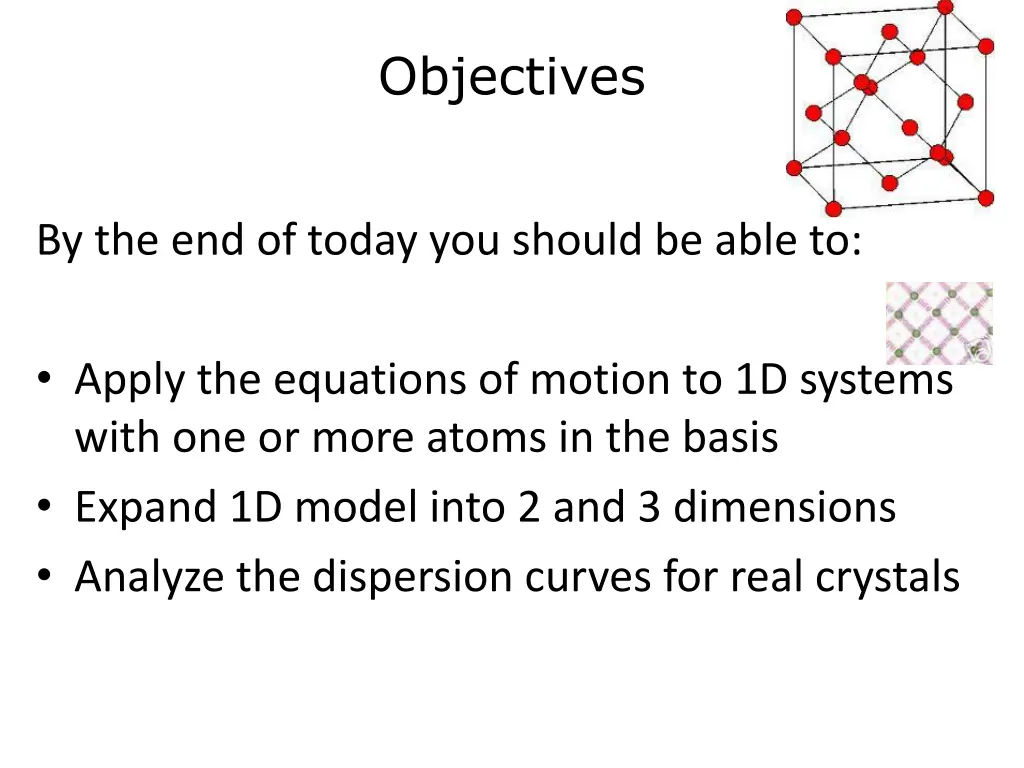 objectives