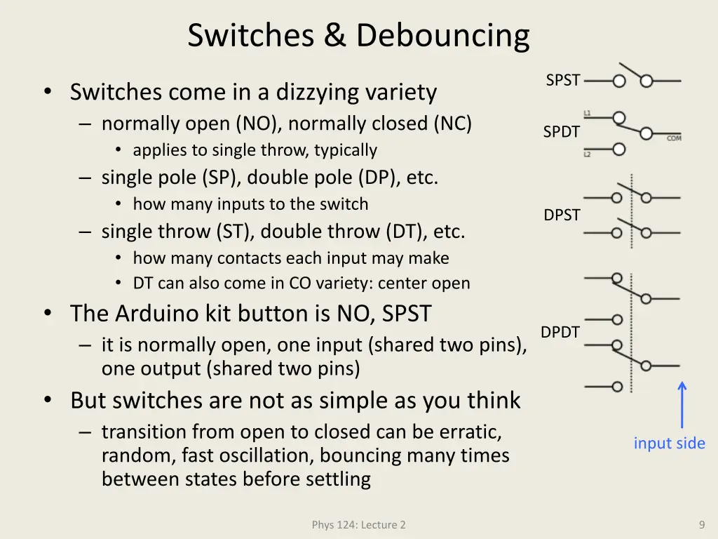 switches debouncing