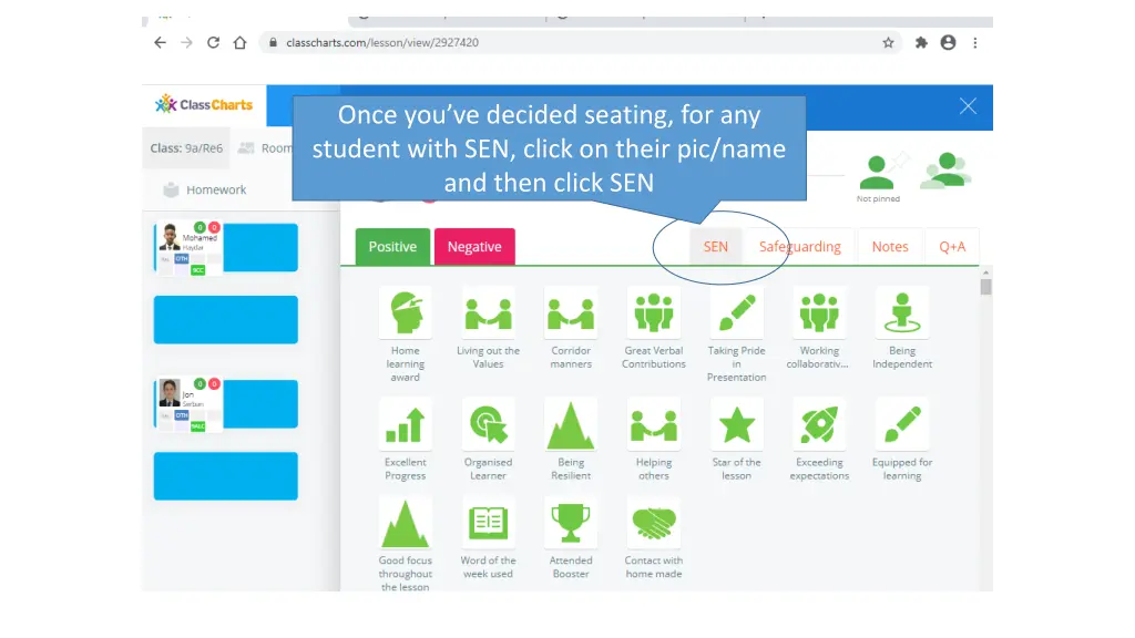once you ve decided seating for any student with