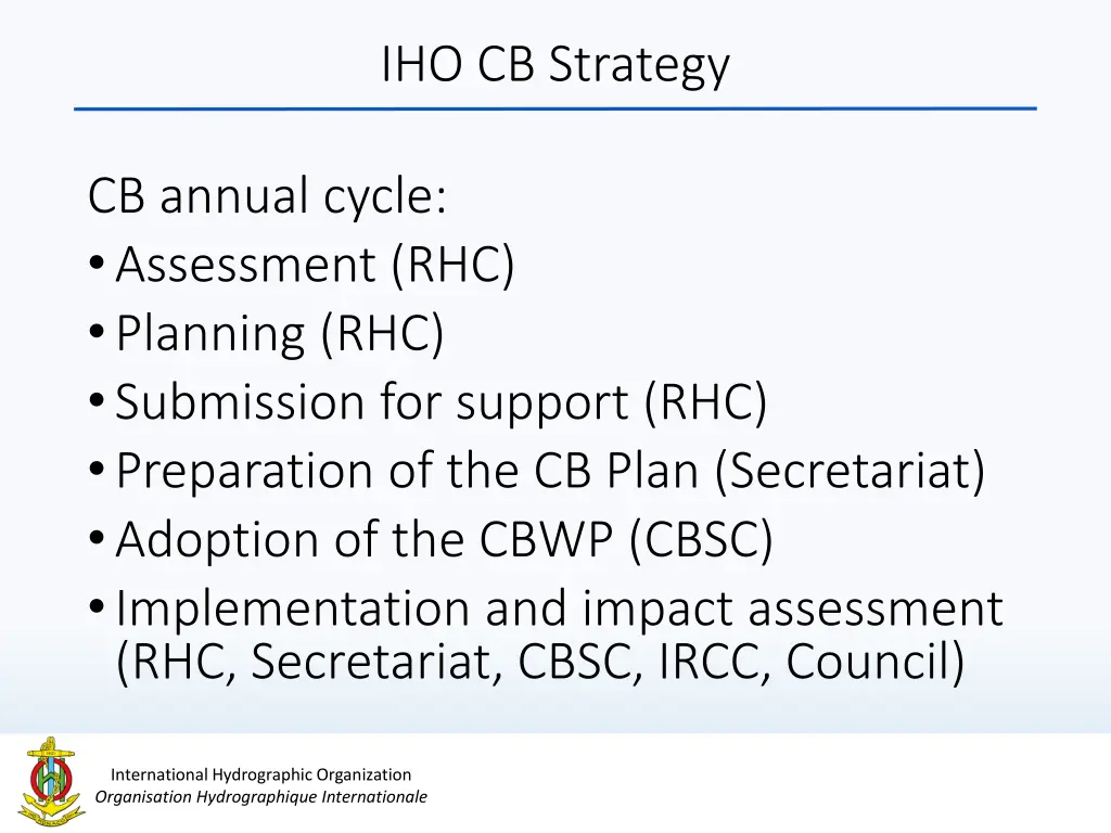 iho cb strategy 11