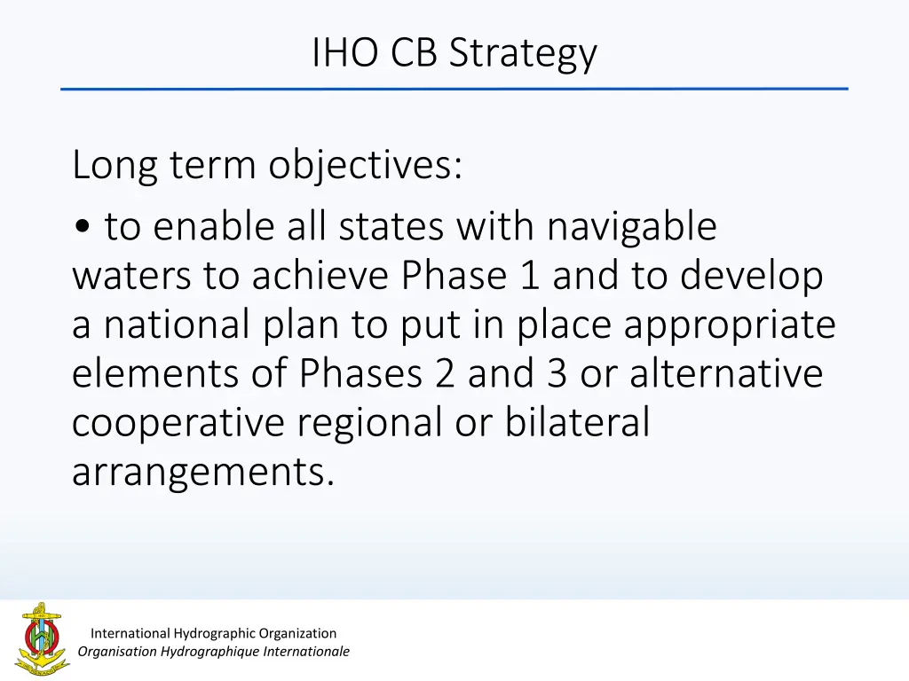 iho cb strategy 7