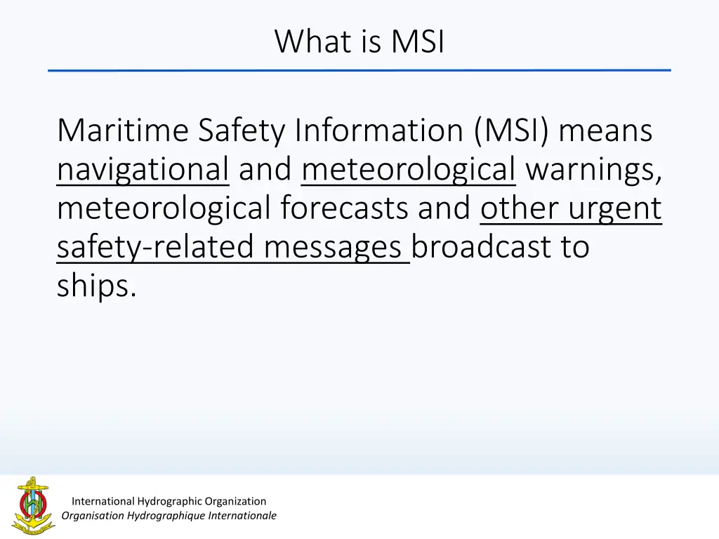 what is msi 1