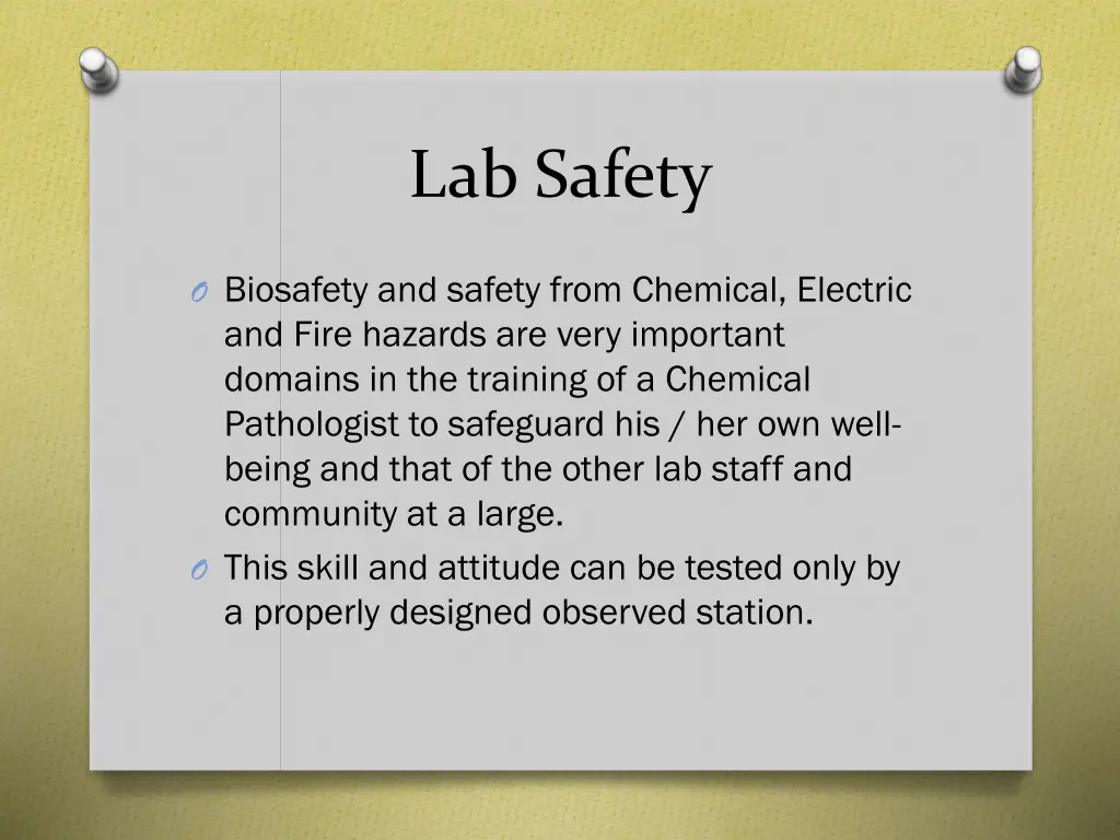 lab safety