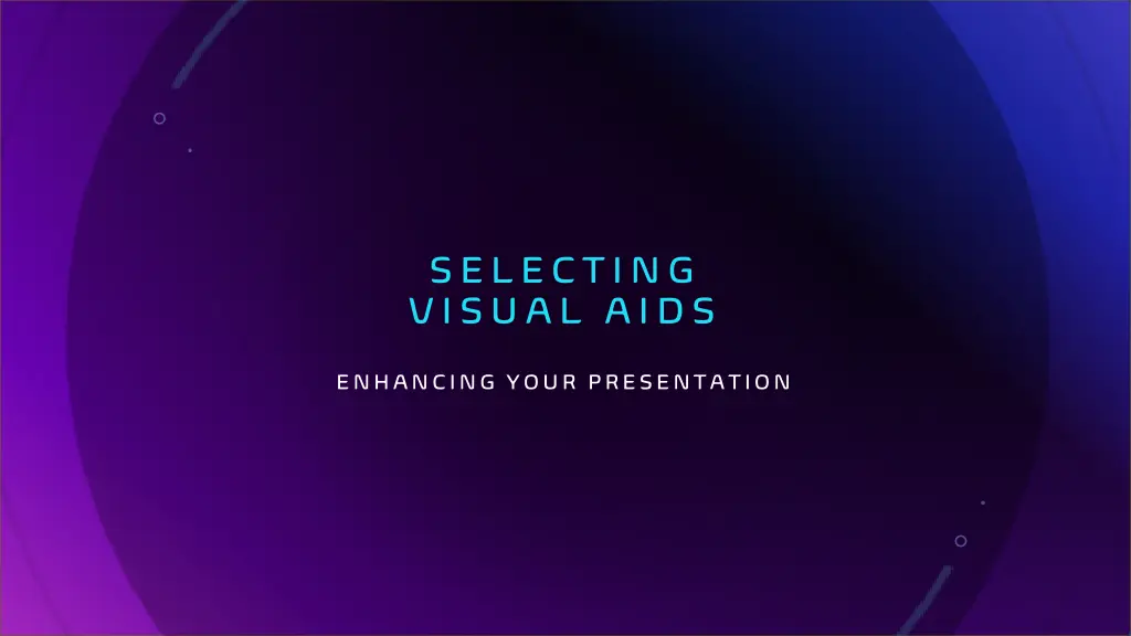 selecting visual aids