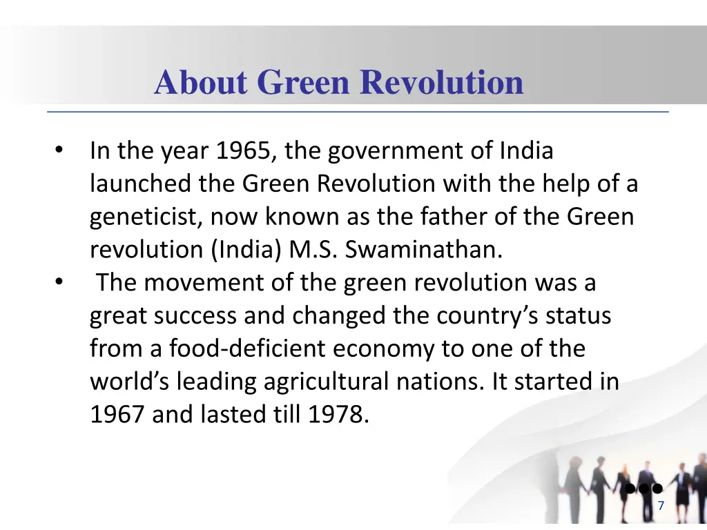 about green revolution 1