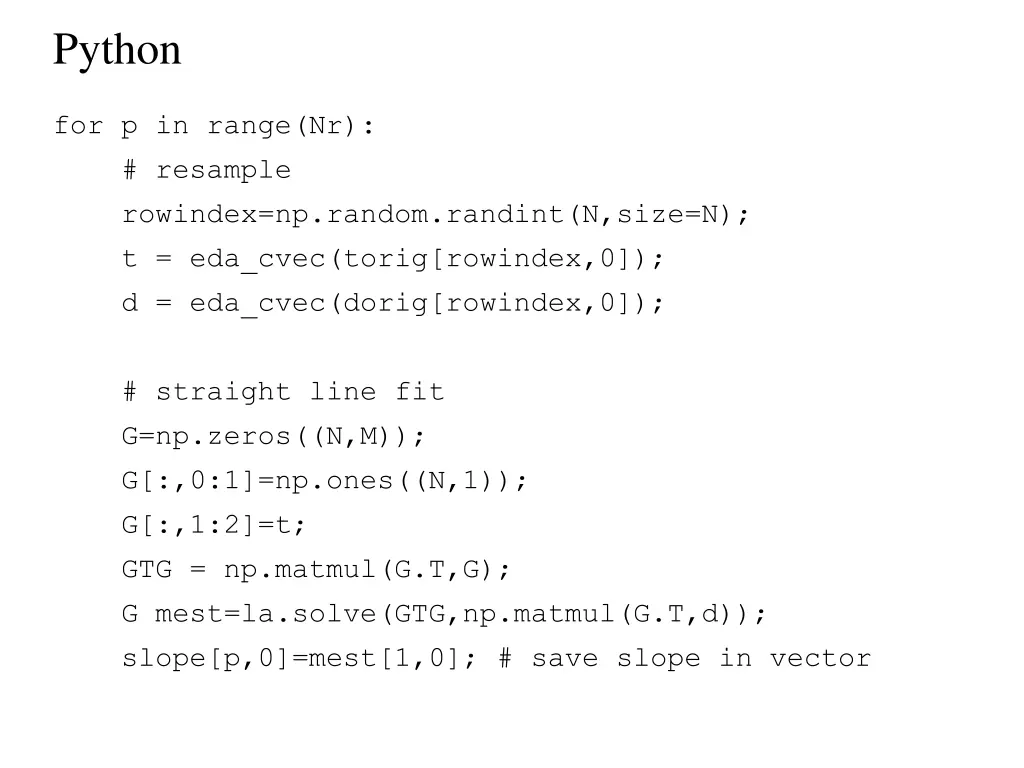 python