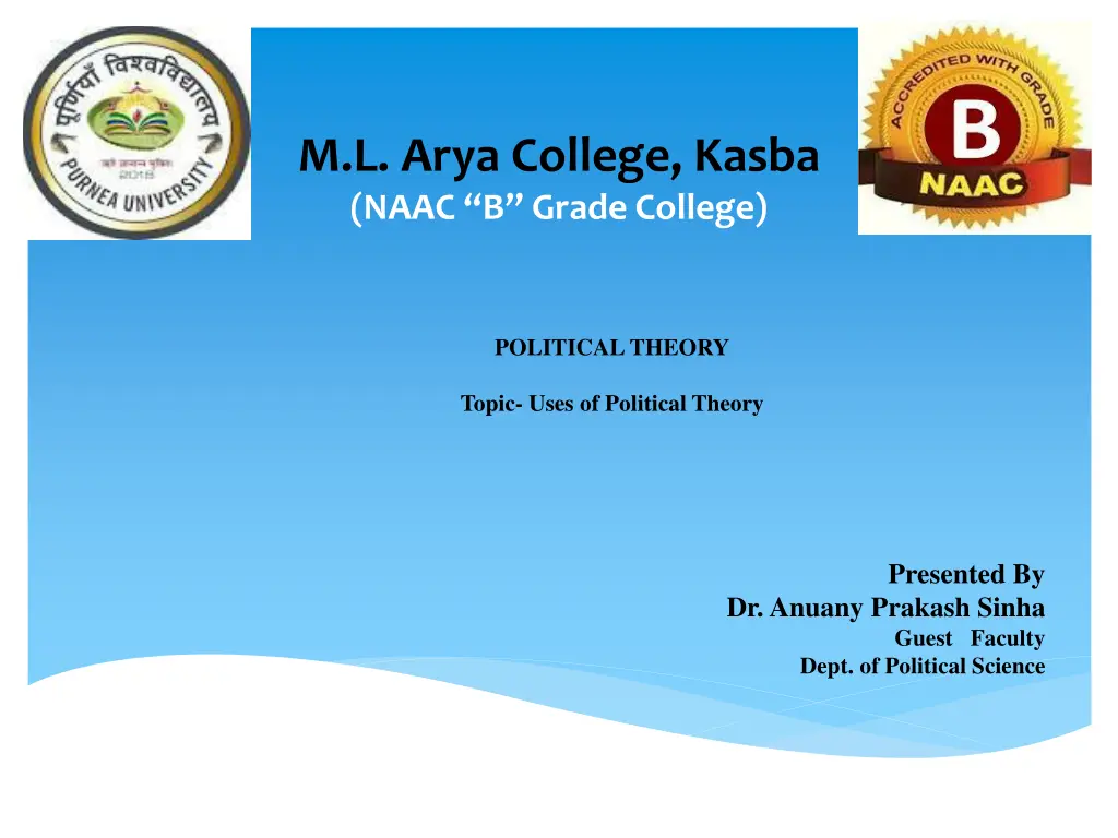 m l arya college kasba naac b grade college