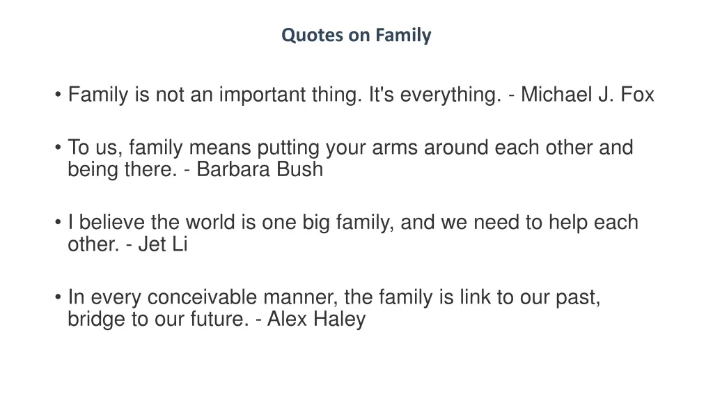 quotes on family
