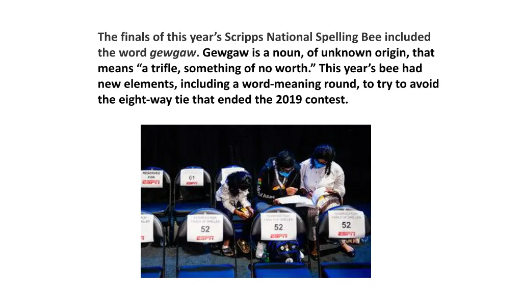 the finals of this year s scripps national