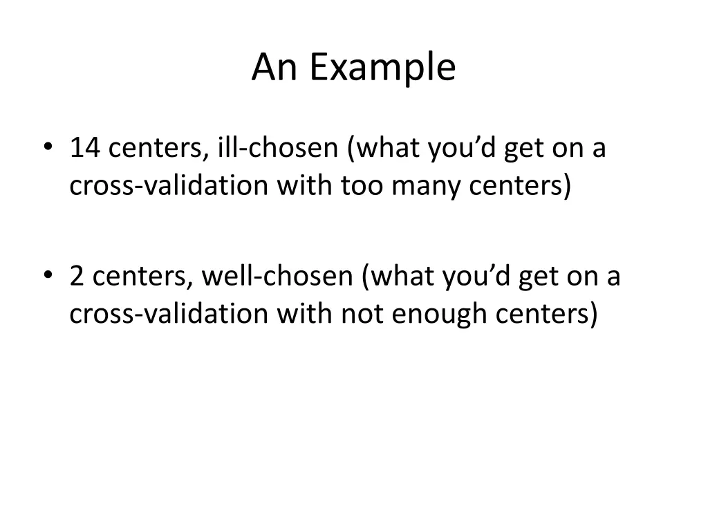 an example
