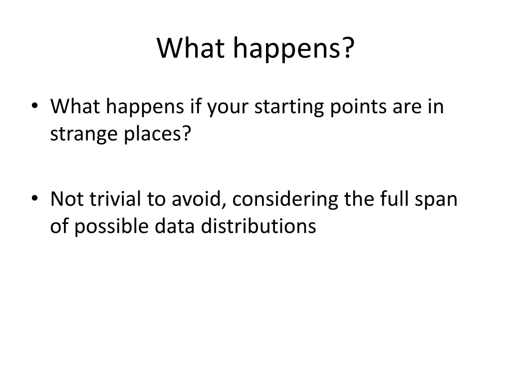 what happens