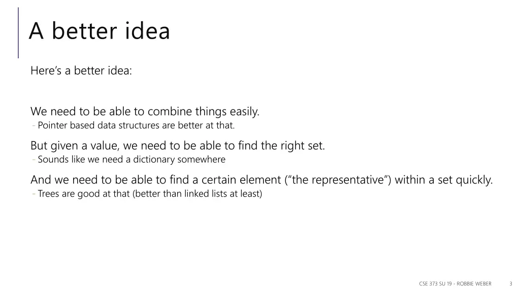 a better idea
