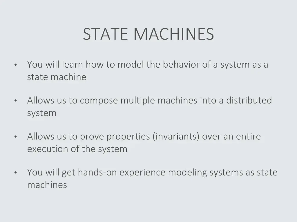 state machines