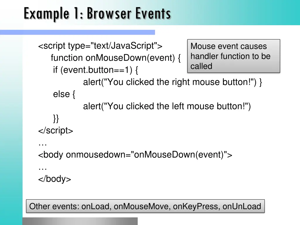 example 1 browser events