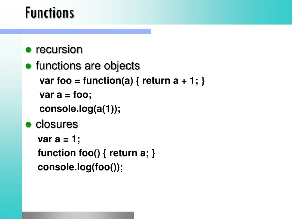 functions