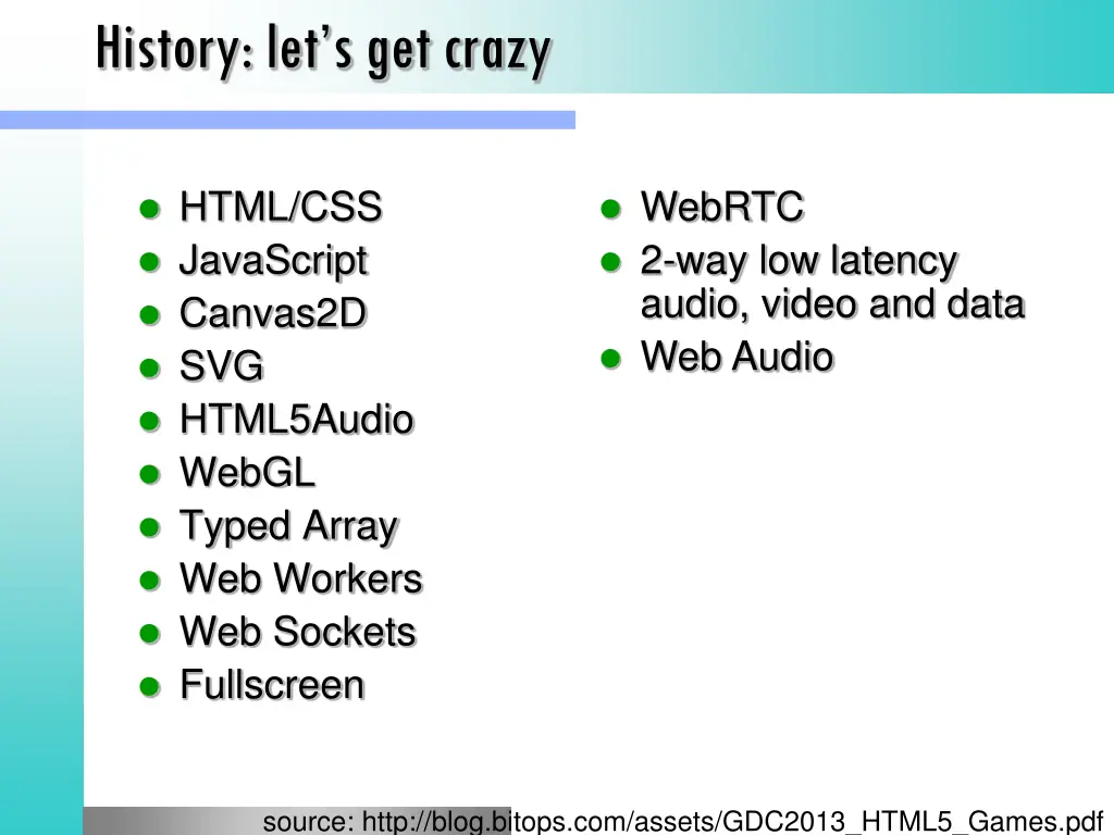 history let s get crazy